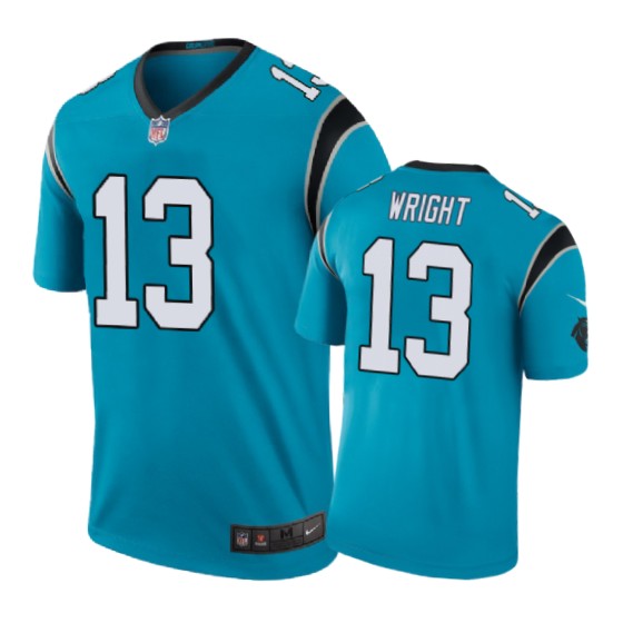 Carolina Panthers 13 Jarius Wright Nike Color Rush Blue Jersey
