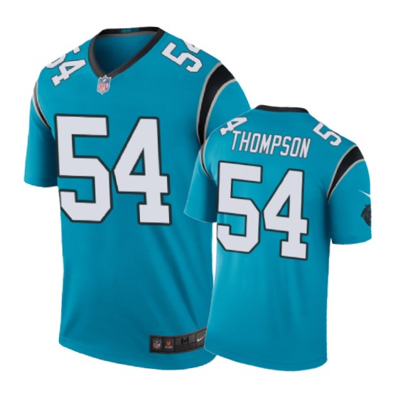 Carolina Panthers 54 Shaq Thompson Nike Color Rush Blue Jersey