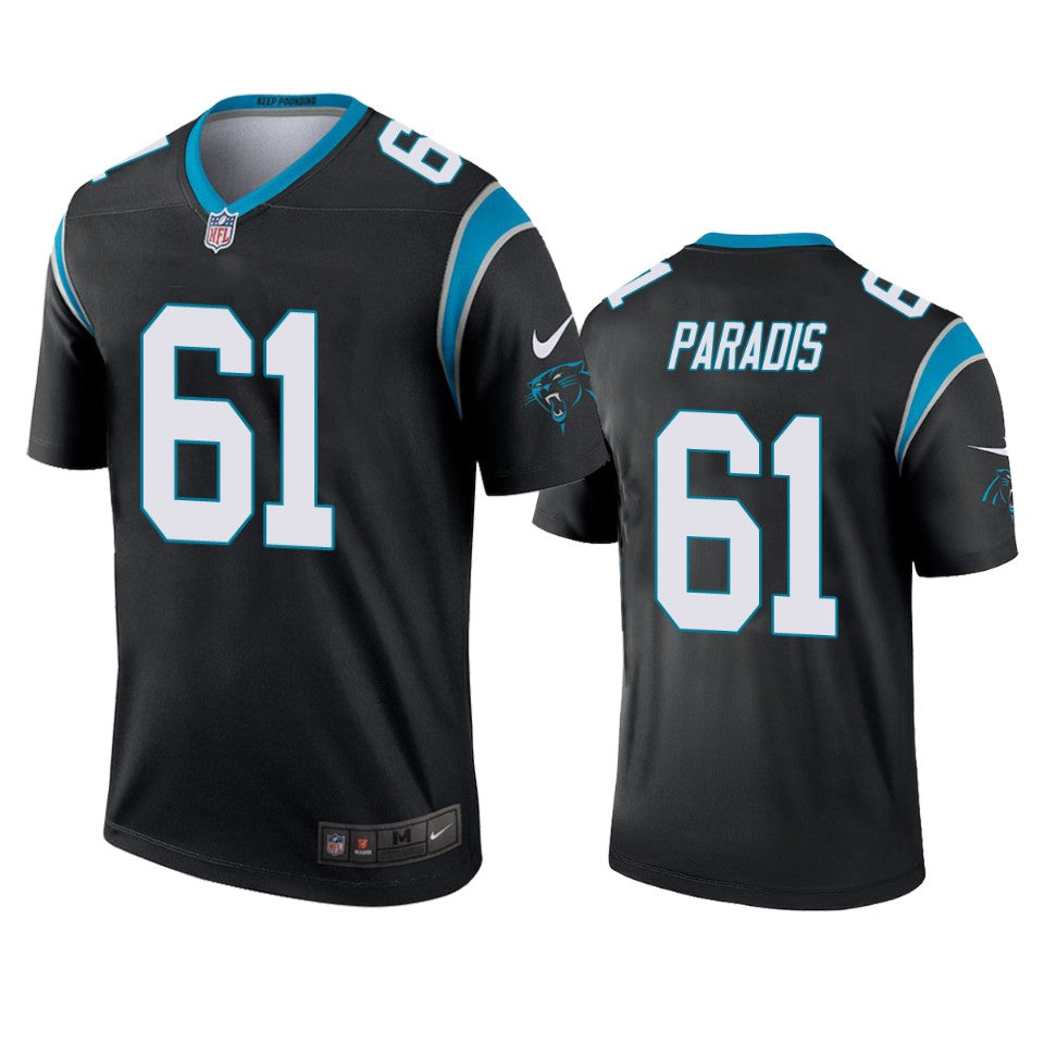 Carolina Panthers 61 Matt Paradis Black Legend Jersey