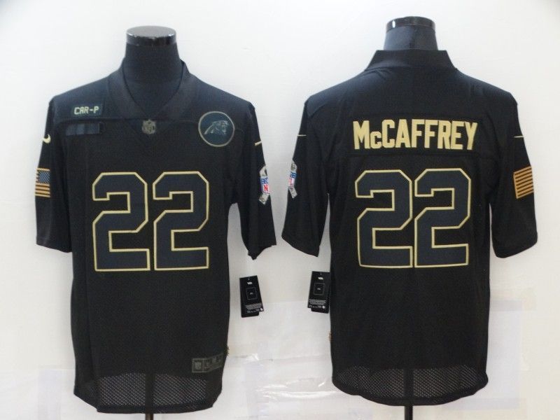 Carolina Panthers Christian Mccaffrey 22 Nfl 2020 Black Jersey