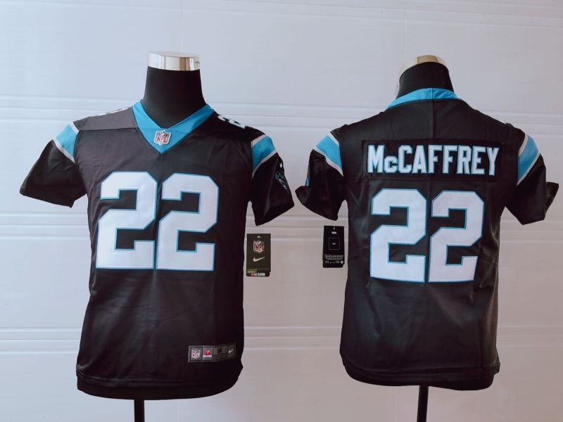 Carolina Panthers Christian Mccaffrey 22 Nfl 2020 Dark Brown Jersey