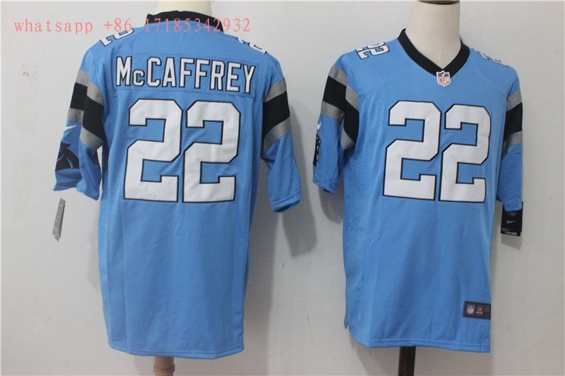 Carolina Panthers Christian Mccaffrey 22 Nfl 2020 Grey Jersey Jersey