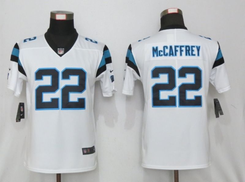 Carolina Panthers Christian Mccaffrey 22 Nfl 2020 White Jersey