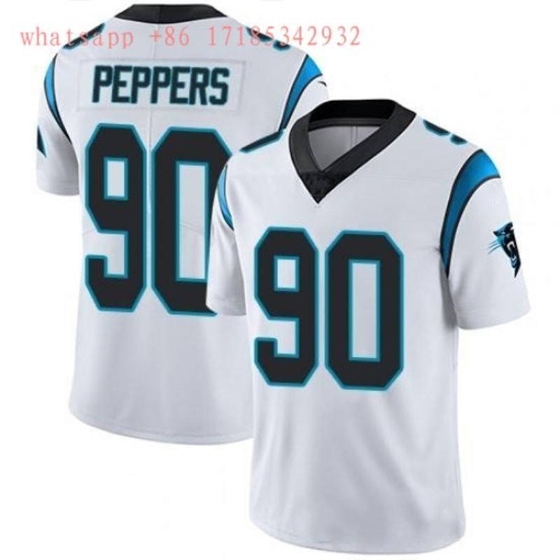 Carolina Panthers Julius Peppers 90 Nfl 2020 White Jersey Jersey