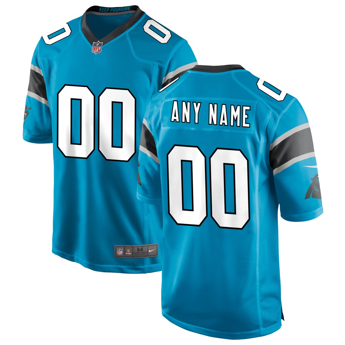 Carolina Panthers Nike Alternate Custom Game Jersey Blue