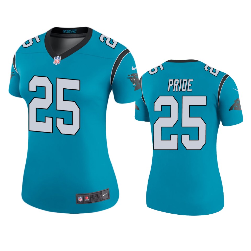 Carolina Panthers Troy Pride Blue Color Rush Legend Jersey