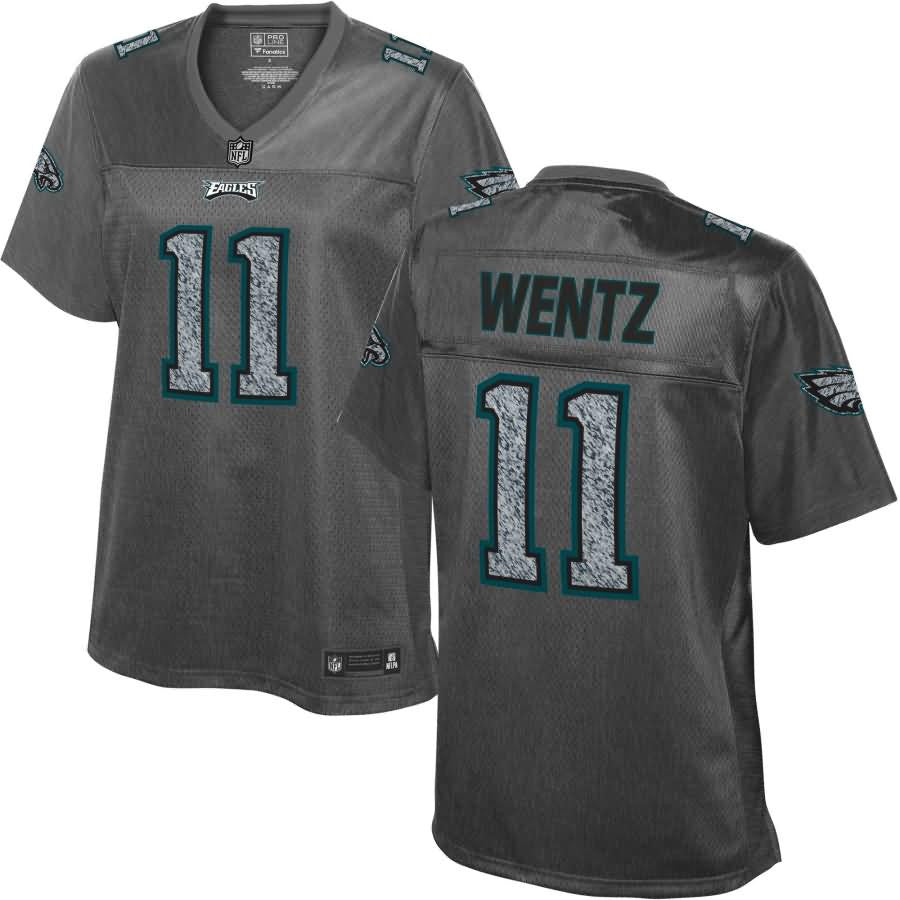 Carson Wentz Philadelphia Eagles Nfl Pro Line Womens Fashion Static Jersey Gray