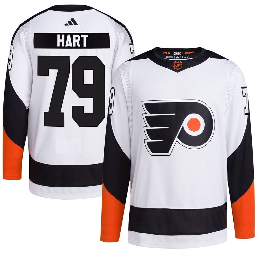 Carter Hart Philadelphia Flyers Adidas Reverse Retro 20 Player Jersey White