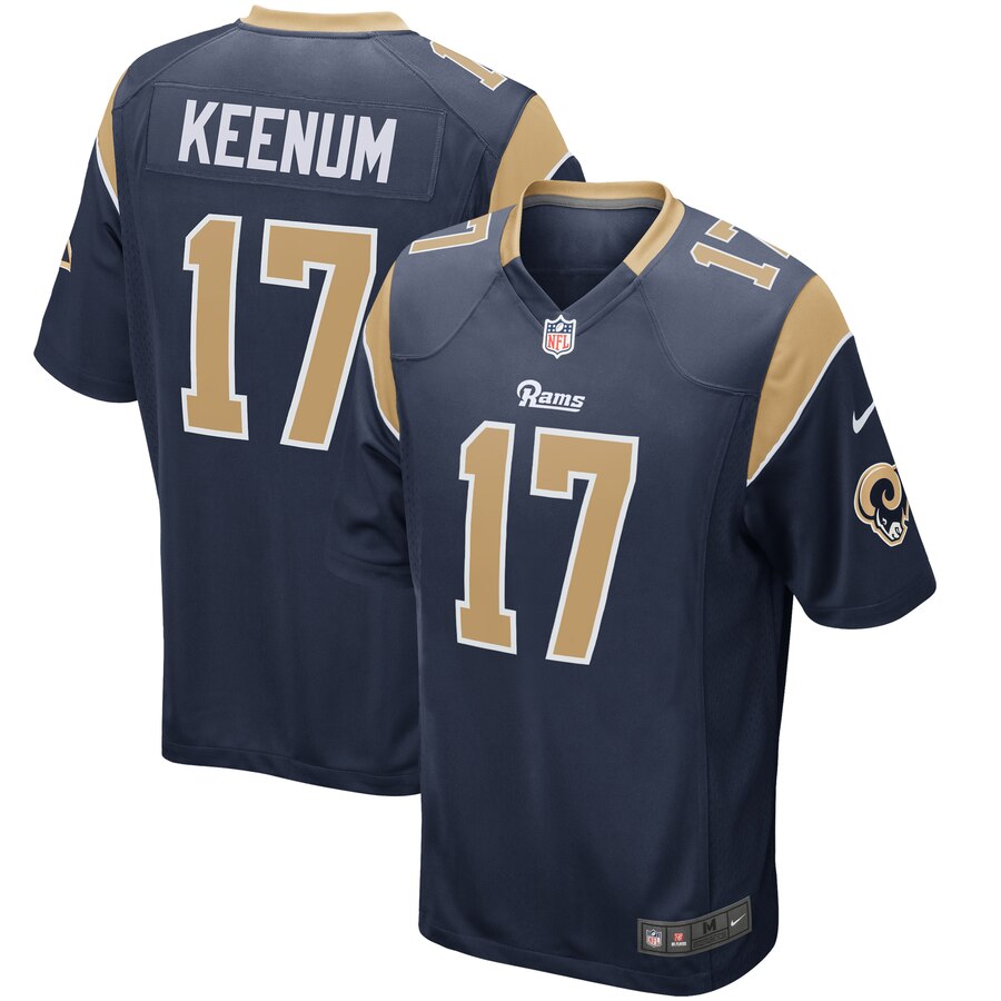 Case Keenum Los Angeles Rams Nike Game Jersey Navy