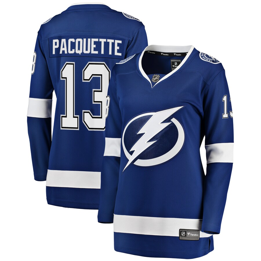 Cedric Paquette Tampa Bay Lightning Fanatics Branded Womens Breakaway Player Jersey Blue
