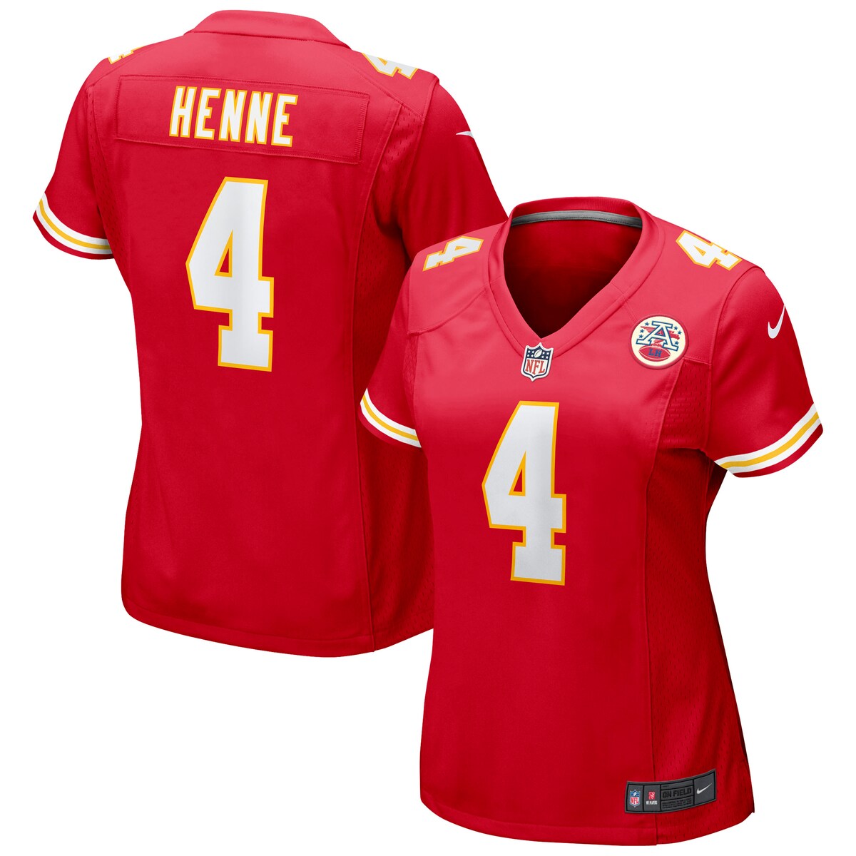 Chad Henne Kansas City Chiefs Nike Womens Game Jersey Red