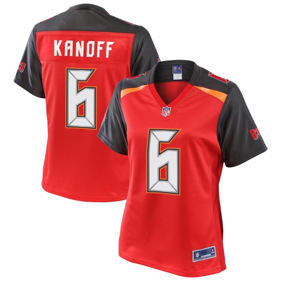 Chad Kanoff Tampa Bay Buccaneers Nfl Pro Line Womens Team Player Jersey Red