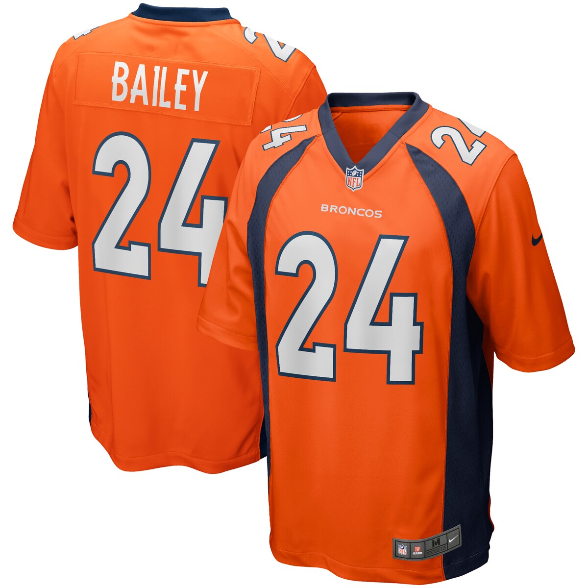 Champ Bailey Denver Broncos Nike Game Retired Player Jersey Orange