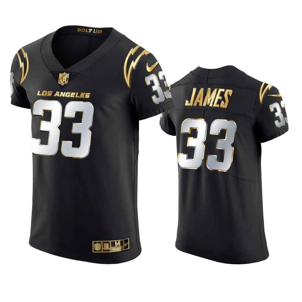 Chargers Derwin James Golden Edition Black Elite Jersey