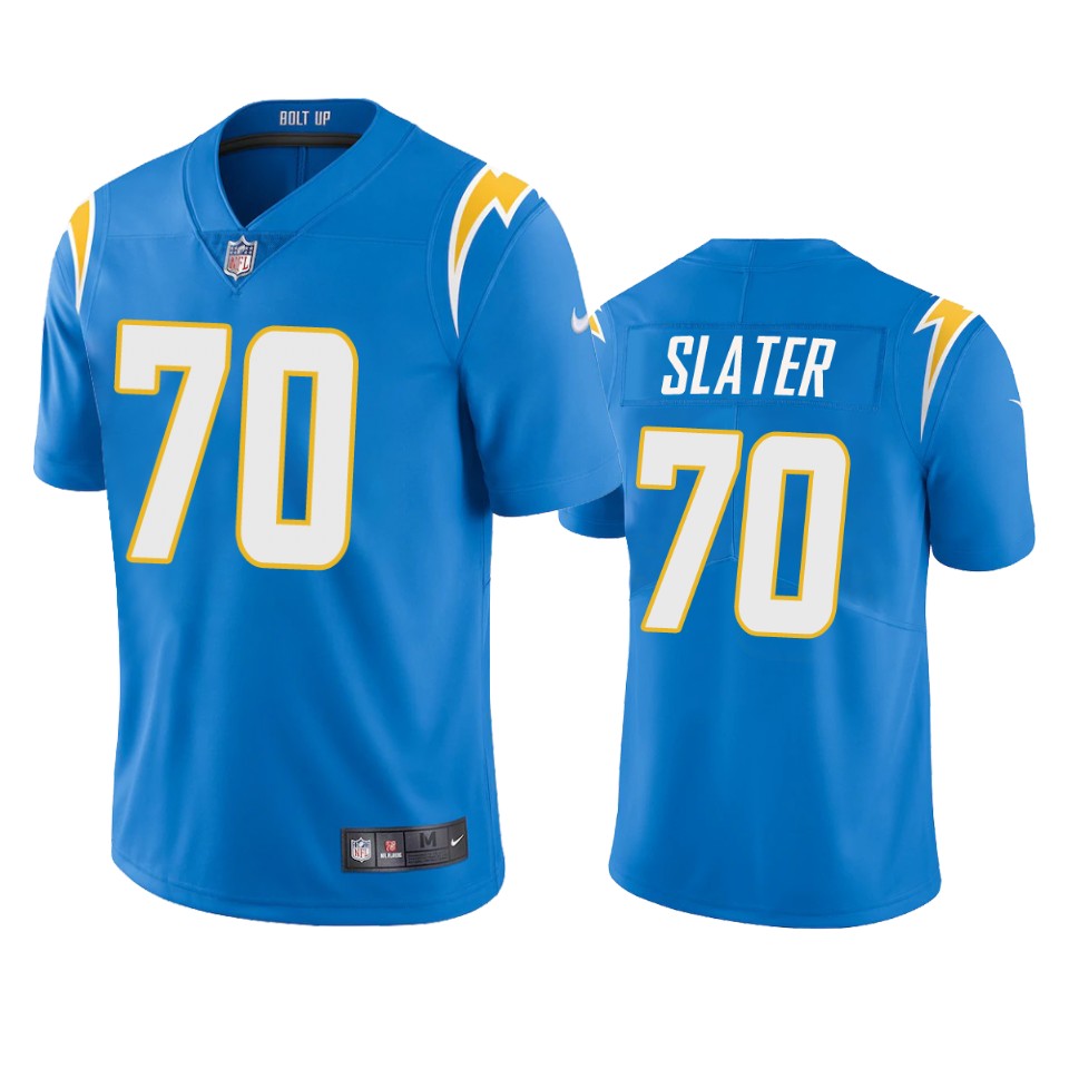 Chargers Rashawn Slater 2021 Nfl Draft Powder Blue Vapor Limited Jersey