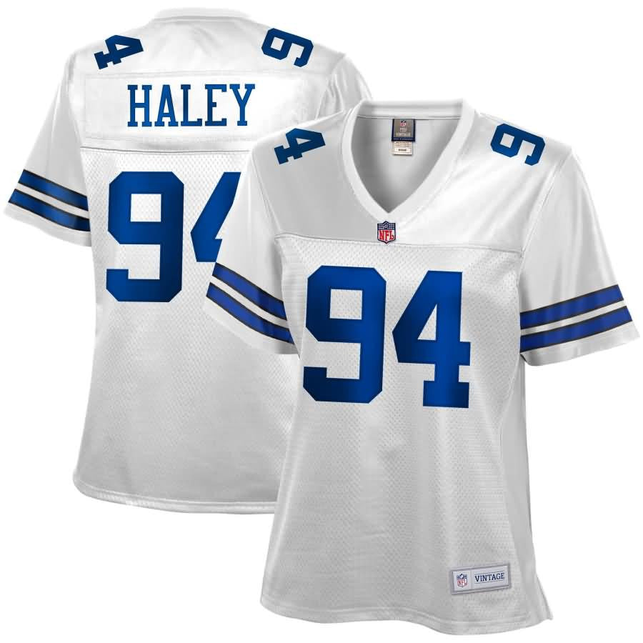 Charles Haley Dallas Cowboys Nfl Pro Line Womens 1992 Retired Player Jersey White