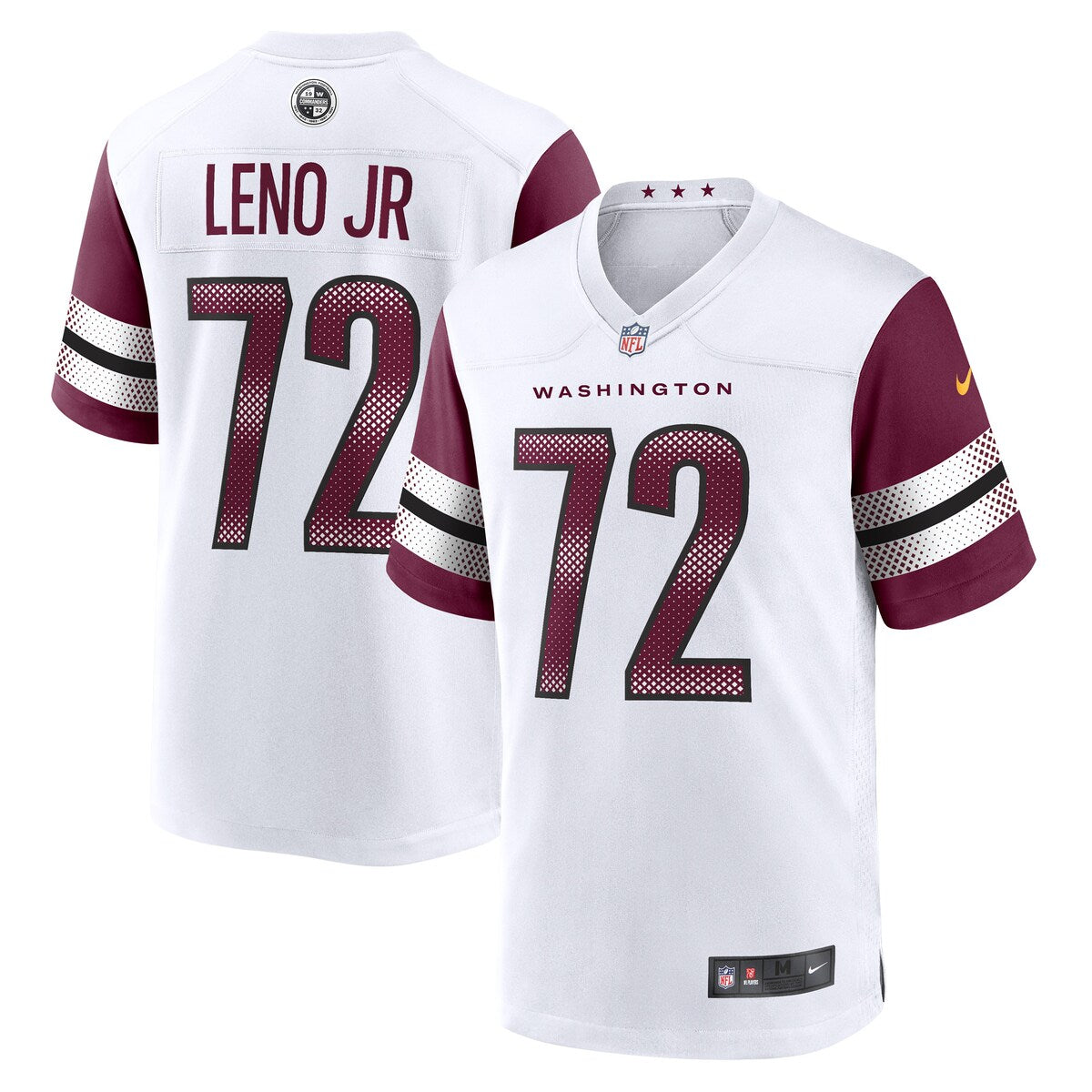 Charles Leno Jr Washington Commanders Nike Away Game Player Jersey White