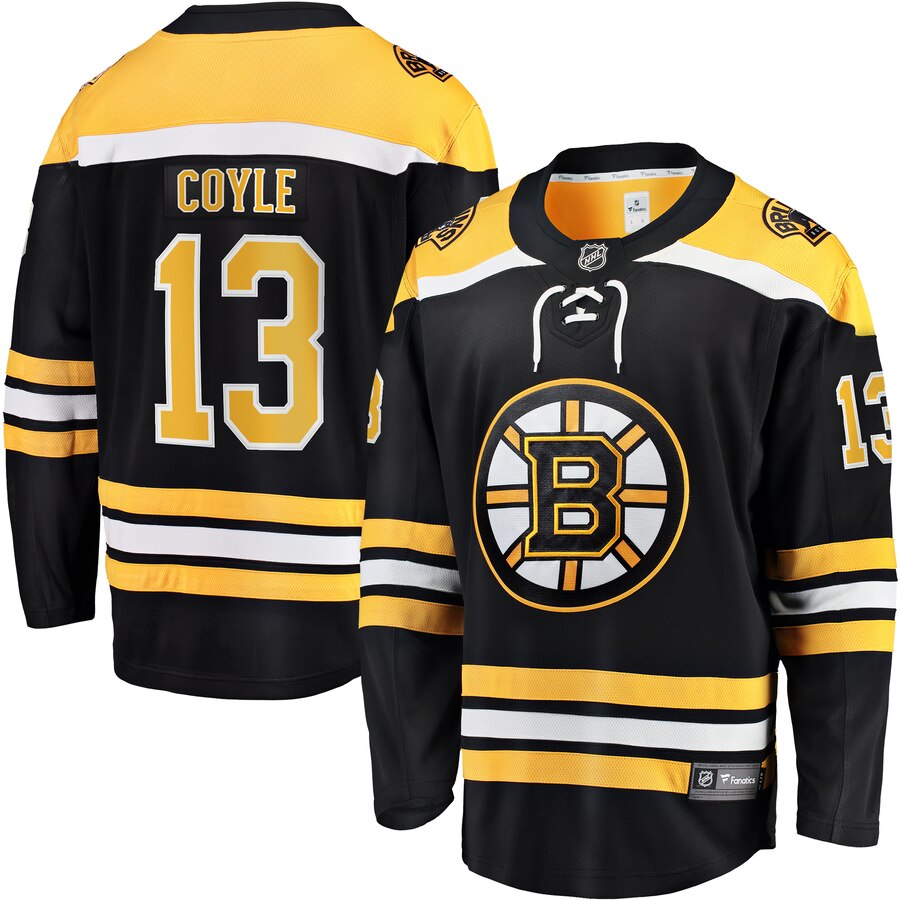 Charlie Coyle Boston Bruins Fanatics Branded Home Breakaway Player Jersey Black