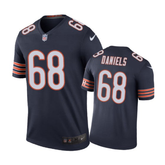 Chicago Bears 68 James Daniels Nike Color Rush Navy Jersey