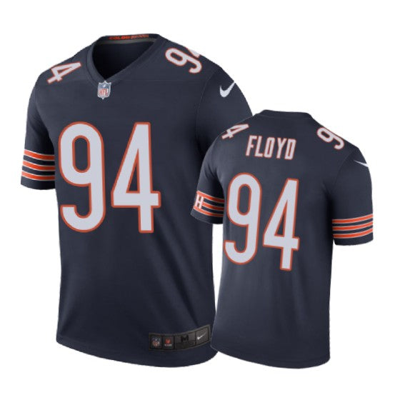 Chicago Bears 94 Leonard Floyd Nike Color Rush Navy Jersey
