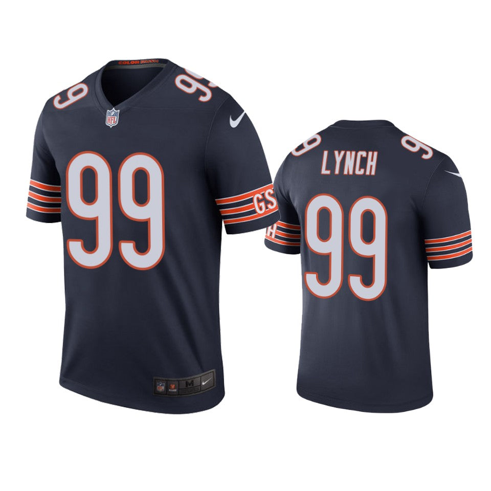Chicago Bears 99 Aaron Lynch Navy Color Rush Legend Jersey Mens