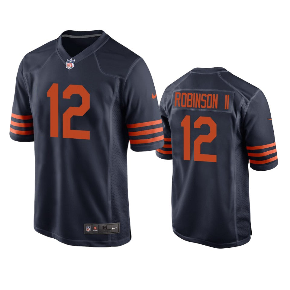 Chicago Bears Allen Robinson Navy Throwback Game Jersey