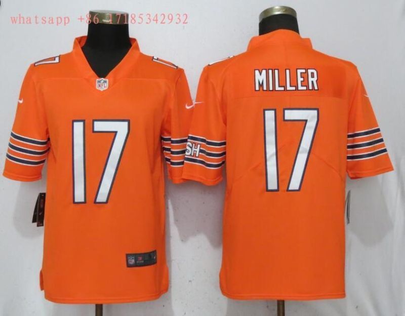 Chicago Bears Anthony Miller 17 Nfl 2020 Orange Jersey Jersey