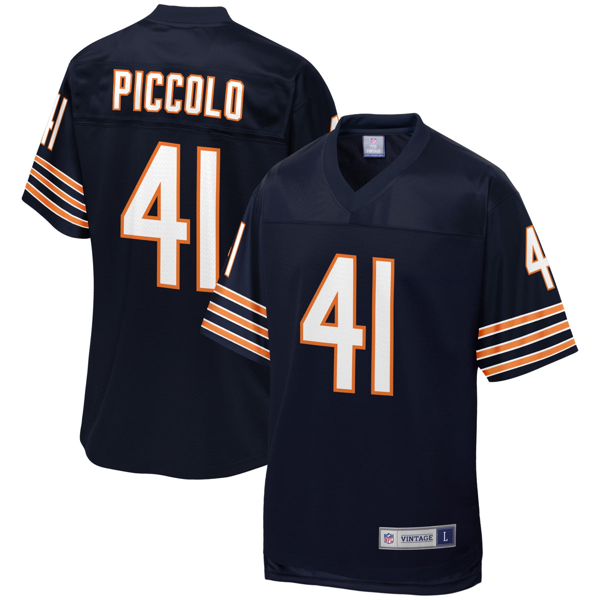 Chicago Bears Brian Piccolo Nfl Pro Line Retired Team Player Jersey Navy