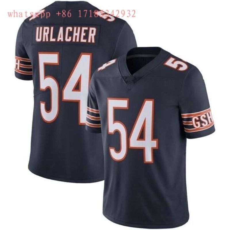 Chicago Bears Brian Urlacher 54 Nfl 2020 Black Jersey Jersey