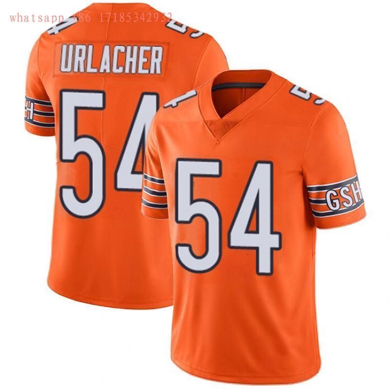 Chicago Bears Brian Urlacher 54 Nfl 2020 Orange Jersey Jersey