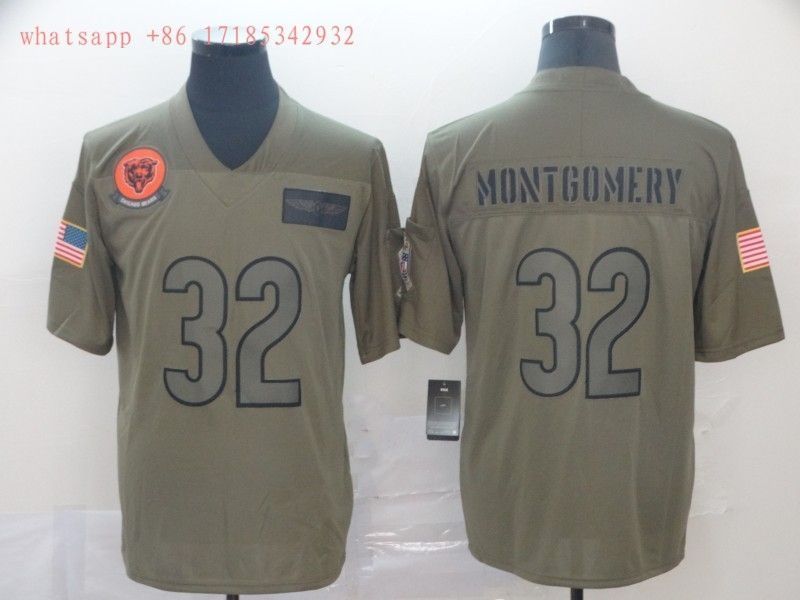 Chicago Bears David Montgomery 32 Nfl 2020 Camo Jersey Jersey