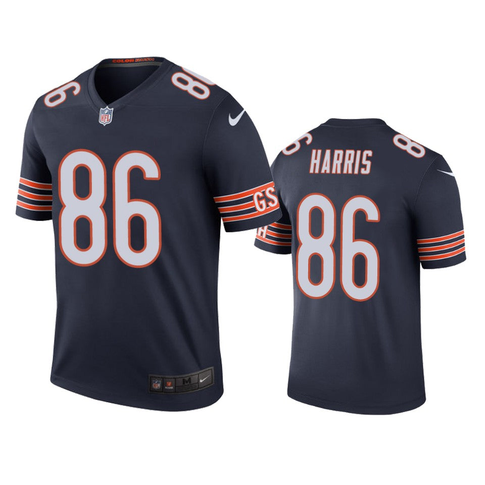 Chicago Bears Demetrius Harris Navy Color Rush Legend Jersey Mens