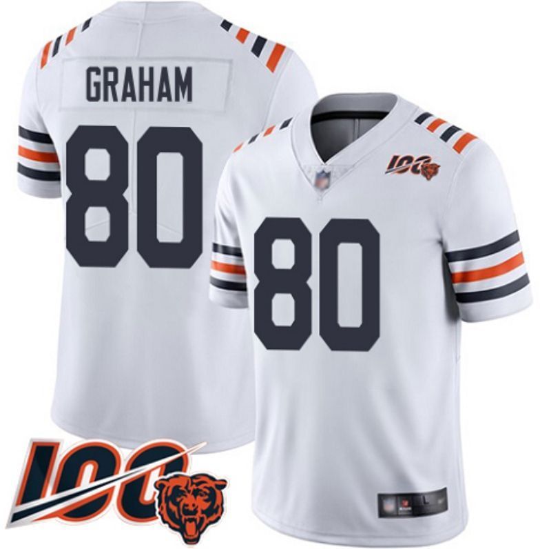 Chicago Bears Jimmy Graham 80 Nfl 100 2020 White Jersey Jersey