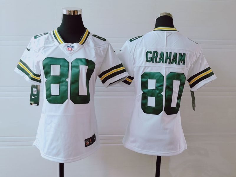 Chicago Bears Jimmy Graham 80 Nfl 2020 White Womens Jersey