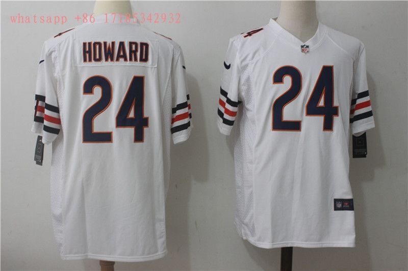 Chicago Bears Jordan Howard 24 Nfl 2020 White Jersey Jersey