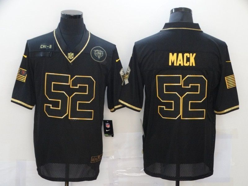 Chicago Bears Khalil Mack 52 Nfl 2020 Black Jersey