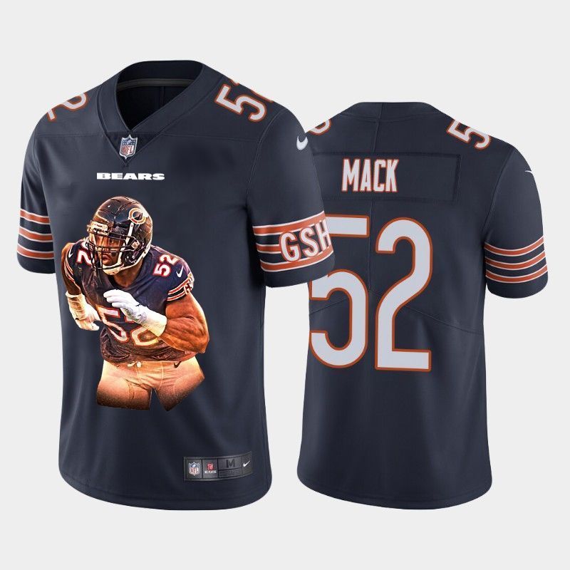 Chicago Bears Khalil Mack 52 Nfl 2020 Grey Jersey