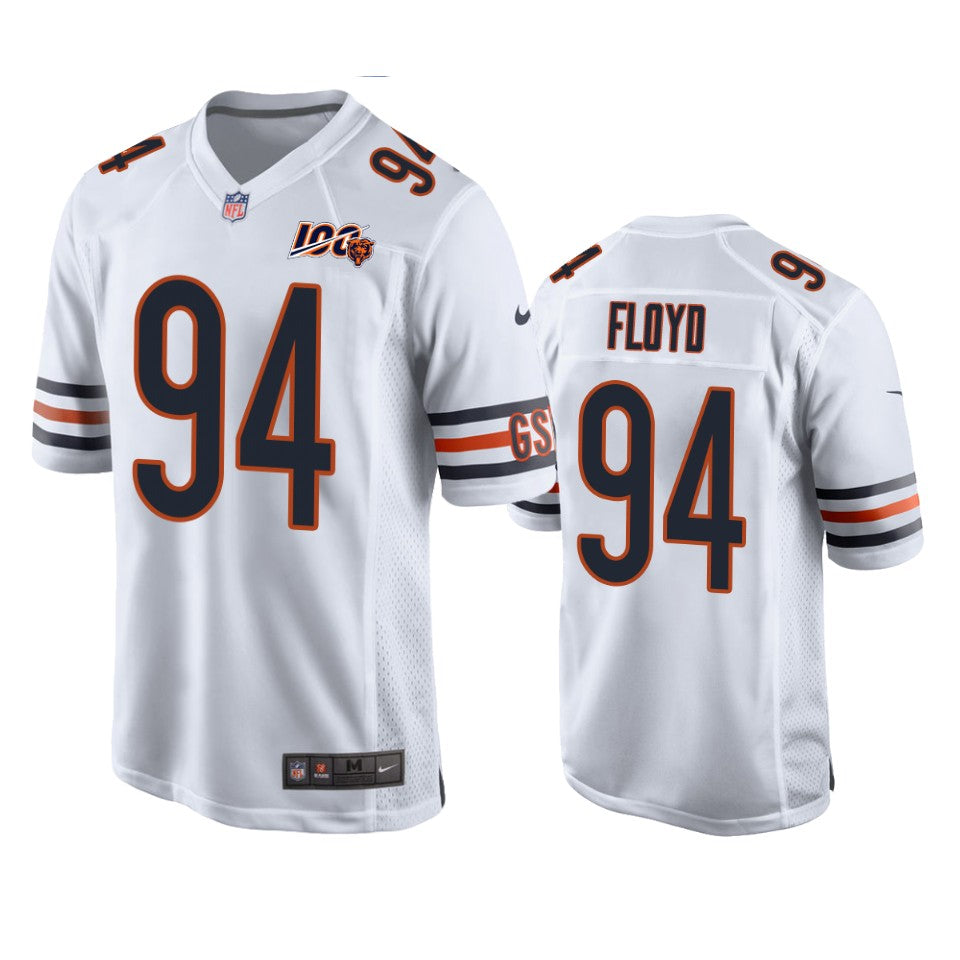Chicago Bears Leonard Floyd White 100th Season Game Jersey Men