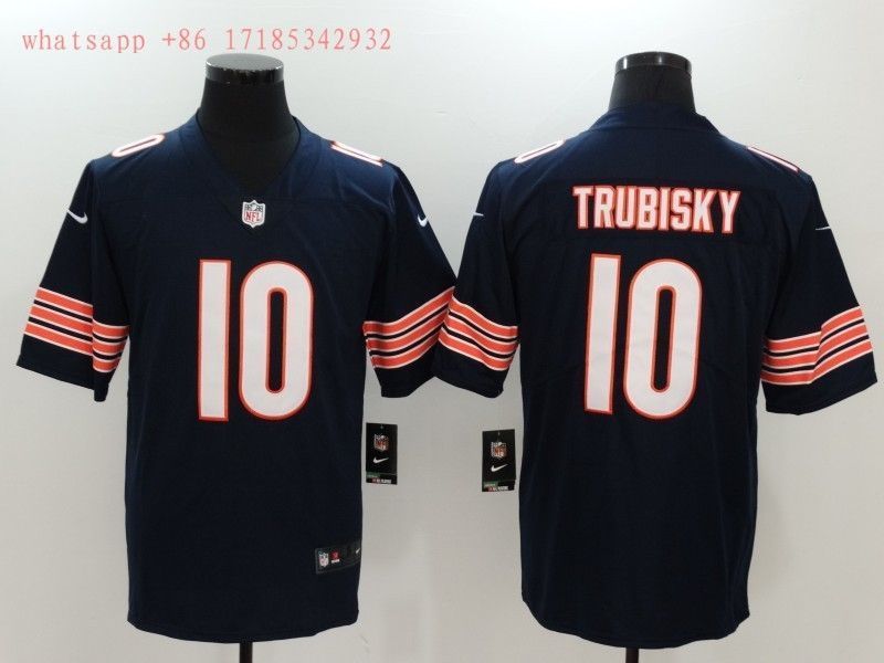 Chicago Bears Mitchell Trubisky 10 Nfl 2020 Black Jersey Jersey