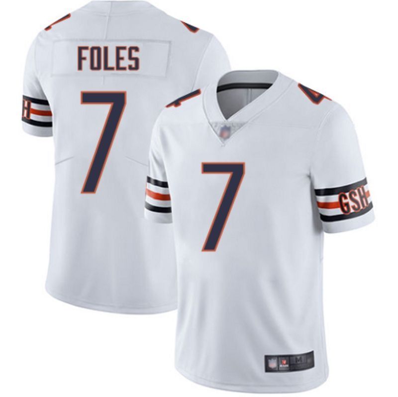 Chicago Bears Nick Foles 7 Nfl 2020 White Jersey Jersey