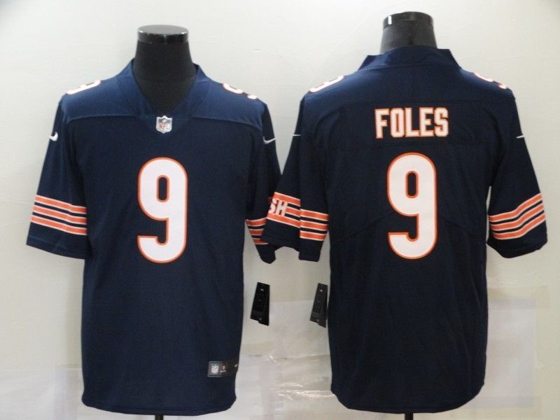 Chicago Bears Nick Foles 9 Nfl 2020 Navy Jersey