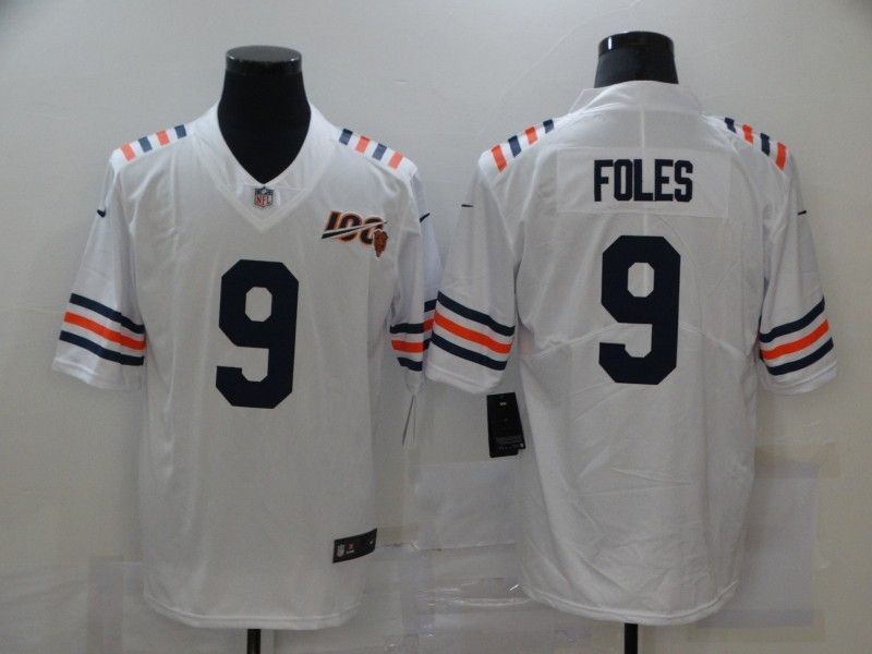 Chicago Bears Nick Foles 9 Nfl 2020 White Jersey