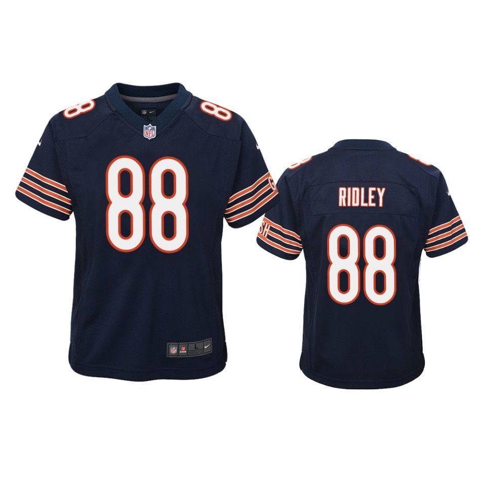 Chicago Bears Riley Ridley 2019 Nfl Draft Navy Game Youth Jersey