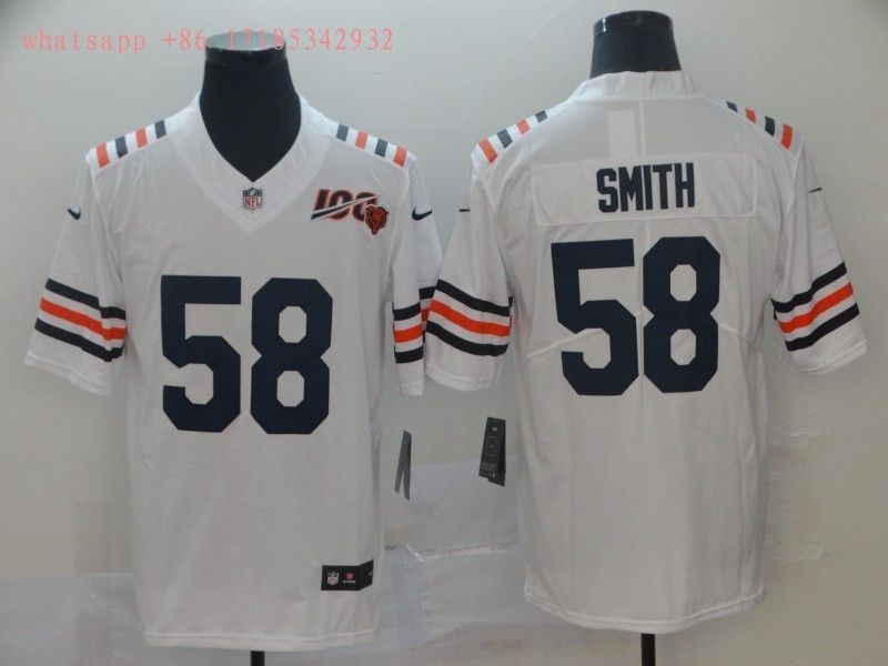 Chicago Bears Roquan Smith 58 Nfl 100 2020 White Jersey Jersey