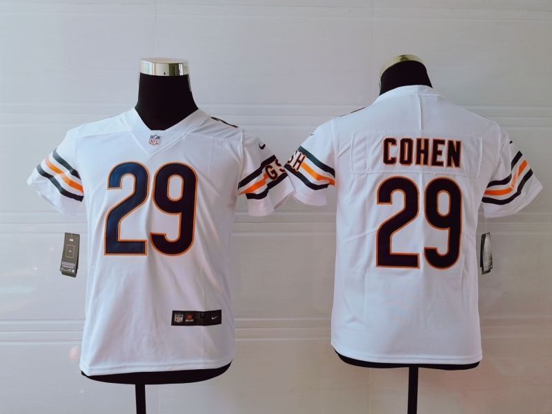 Chicago Bears Tarik Cohen 29 Nfl 2020 White Jersey