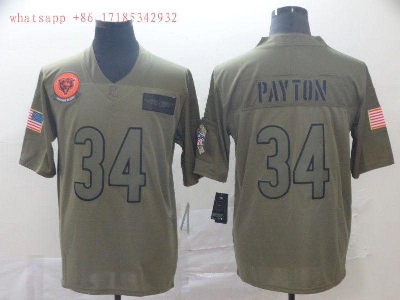 Chicago Bears Walter Payton 34 Nfl 2020 Camo Jersey Jersey