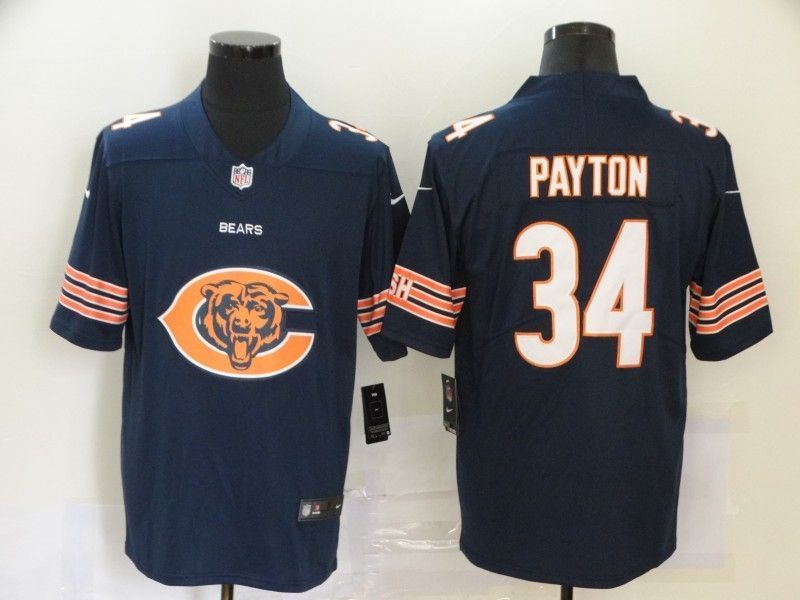 Chicago Bears Walter Payton 34 Nfl 2020 Navy Jersey