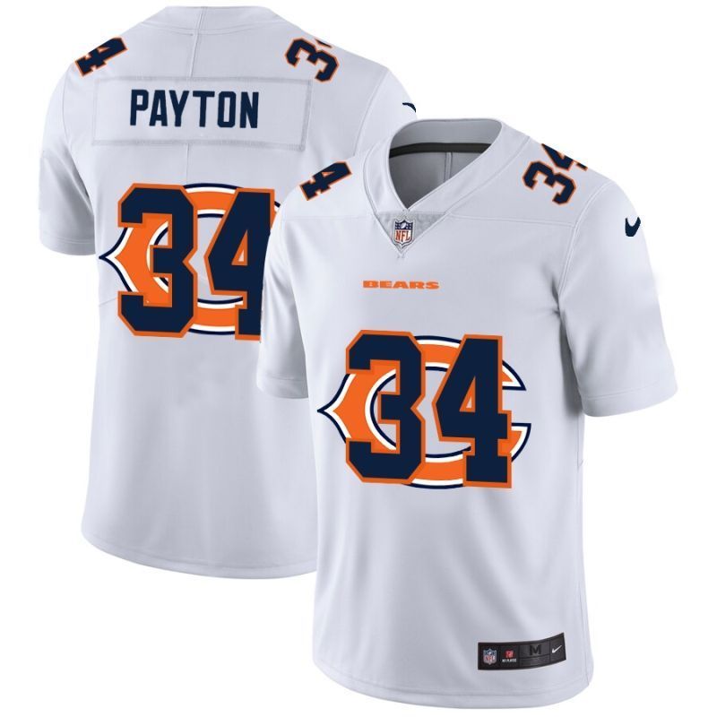 Chicago Bears Walter Payton 34 Nfl 2020 White Jersey