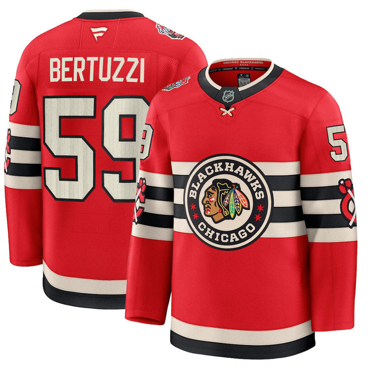 Chicago Blackhawks #59Tyler Bertuzzi 2025 Winter Classic Jersey 2025 PremiumSti