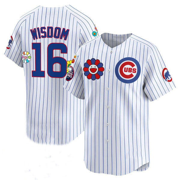 Chicago Cubs #16 Patrick Wisdom White 2025 Tokyo Series Limited Stitched Basebal